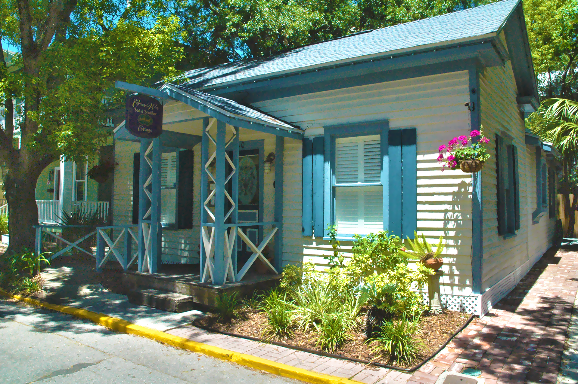The cottage — standalone Victorian behind the main inn