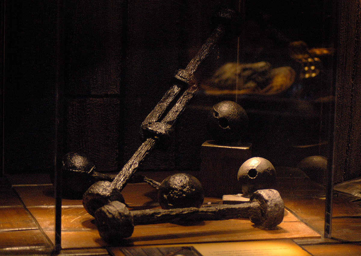 Artifacts inside the St. Augustine Pirate Treasure Museum