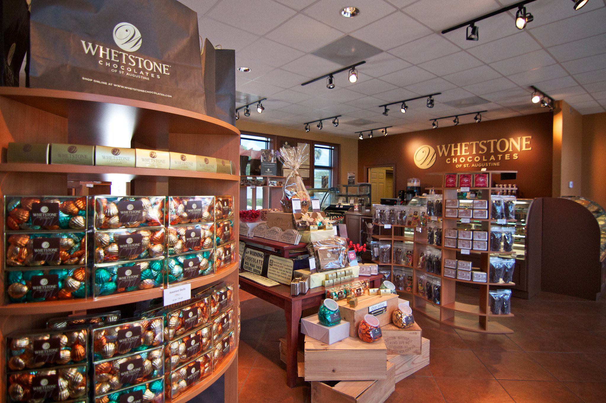 Inside the Whetstone Chocolate Shop