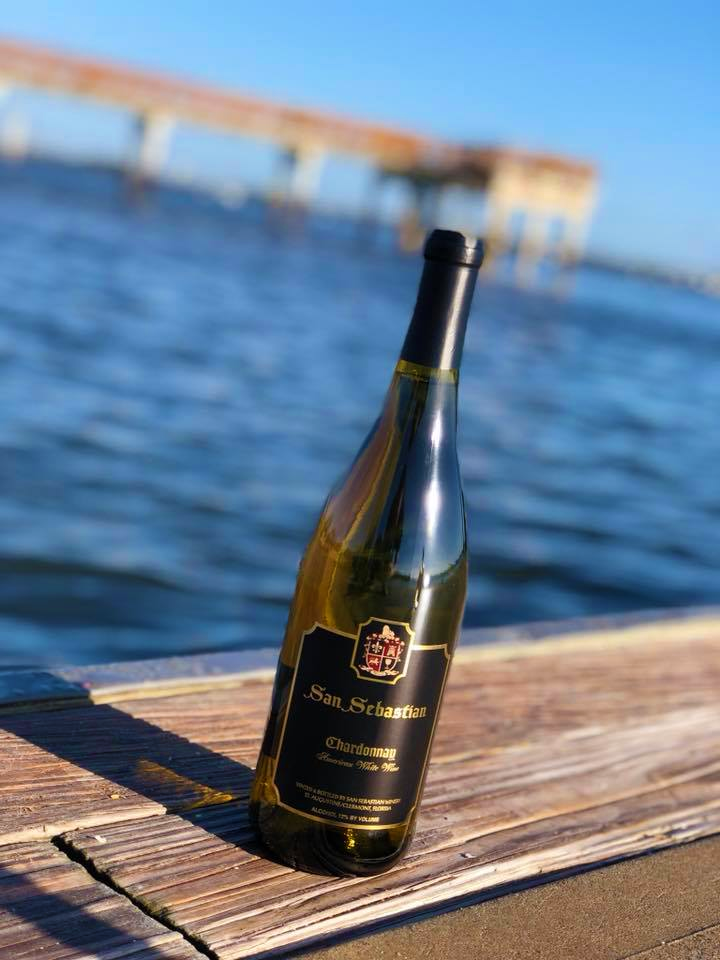 The San Sebastian Winery bottle of Chardonnay