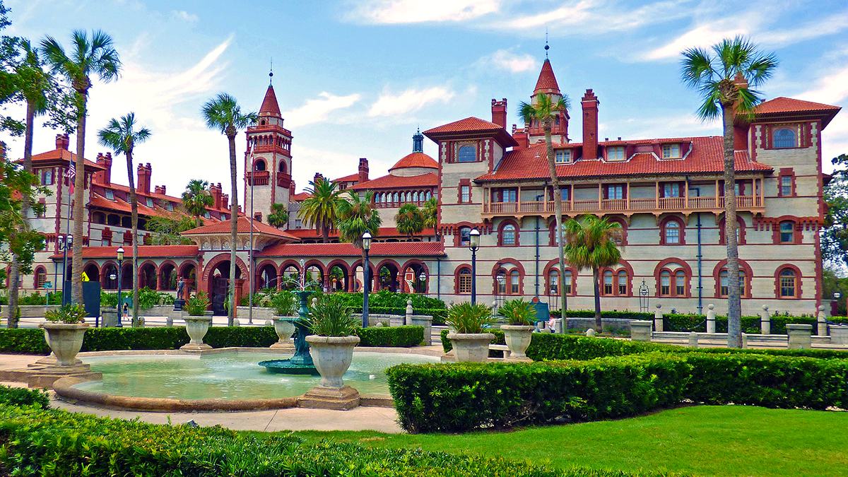 Newly dated photo of Flagler Campus formerly Ponce de Leon Hotel