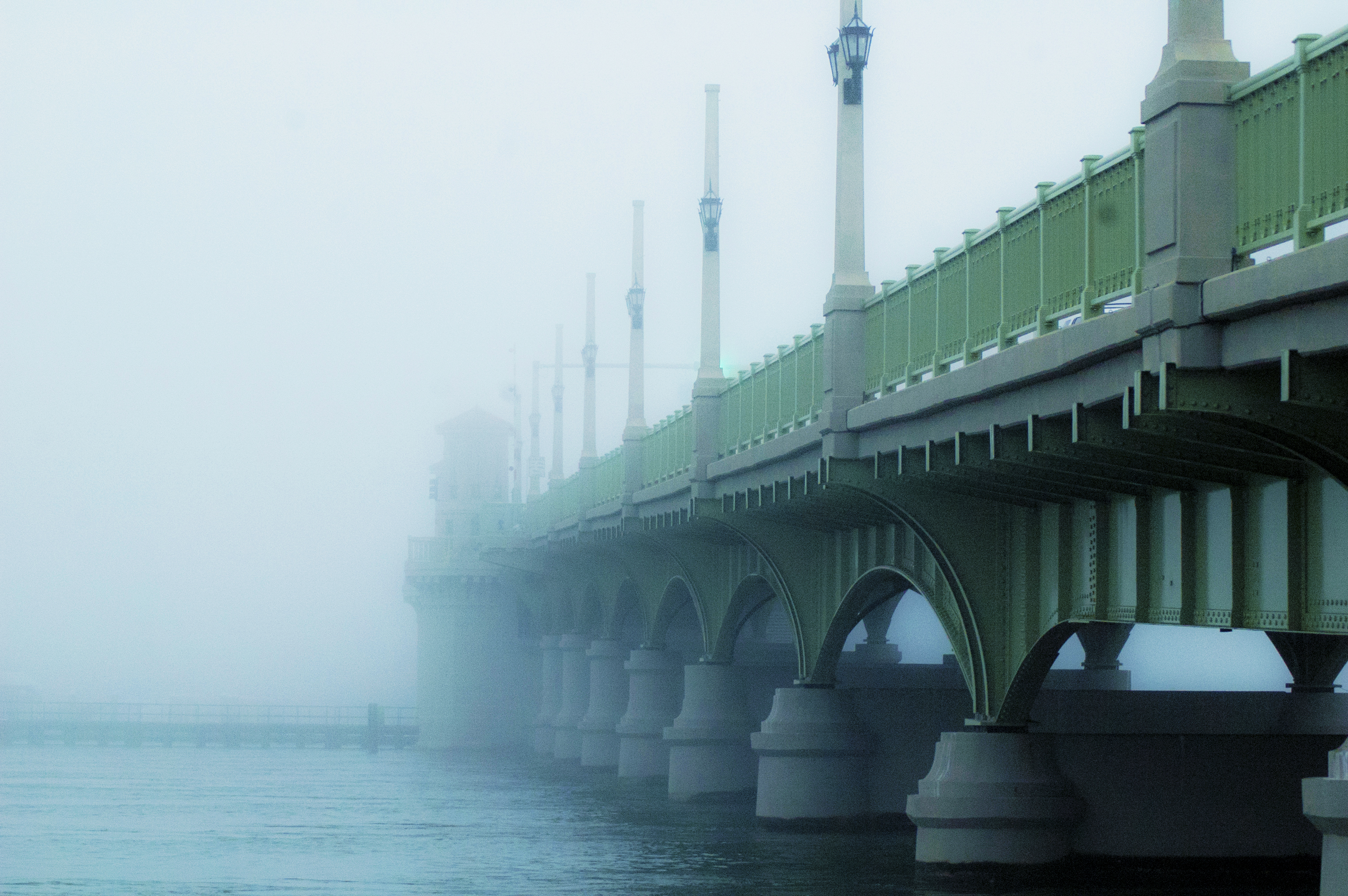 Foggy Bridge of Lions